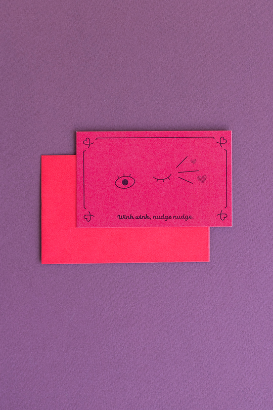Recess : Valentine's Mini Note Card