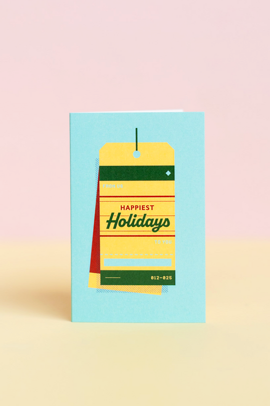 Recess : Cards : Vintage Mini : Holiday : Happiest Holidays