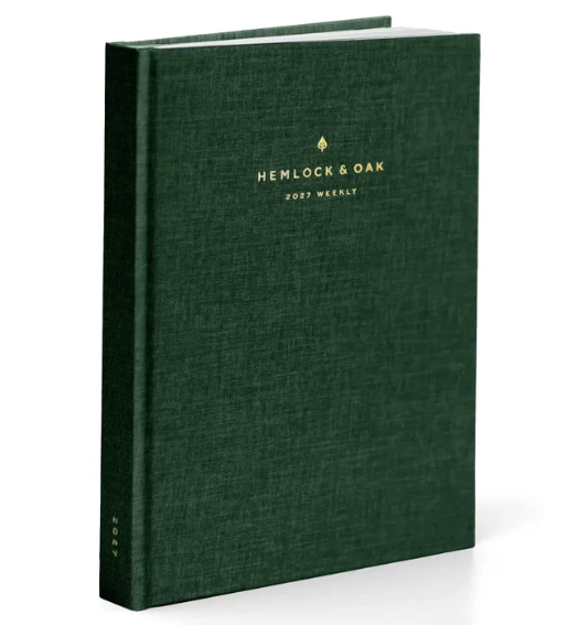 Hemlock & Oak : Vertical Weekly Planner : 2027