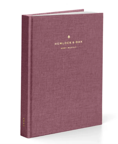 Hemlock & Oak : Vertical Weekly Planner : 2027