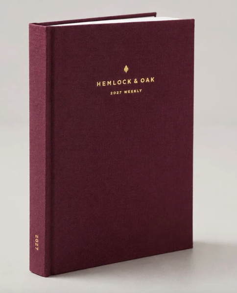 Hemlock & Oak : Vertical Weekly Planner : 2027