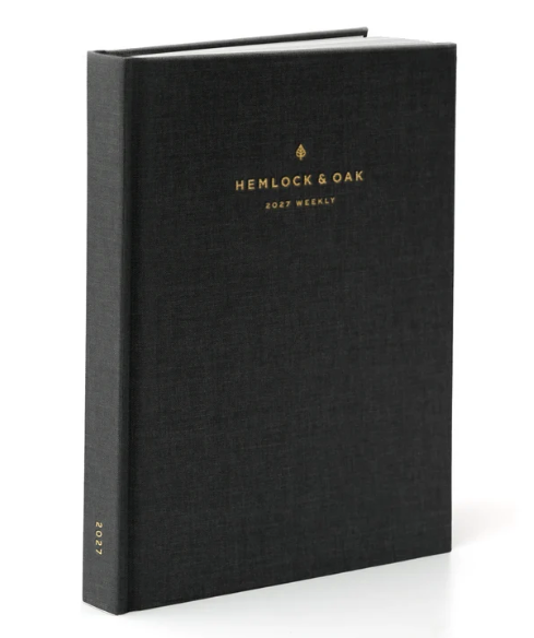 Hemlock & Oak : Horizontal Weekly Planner : 2027