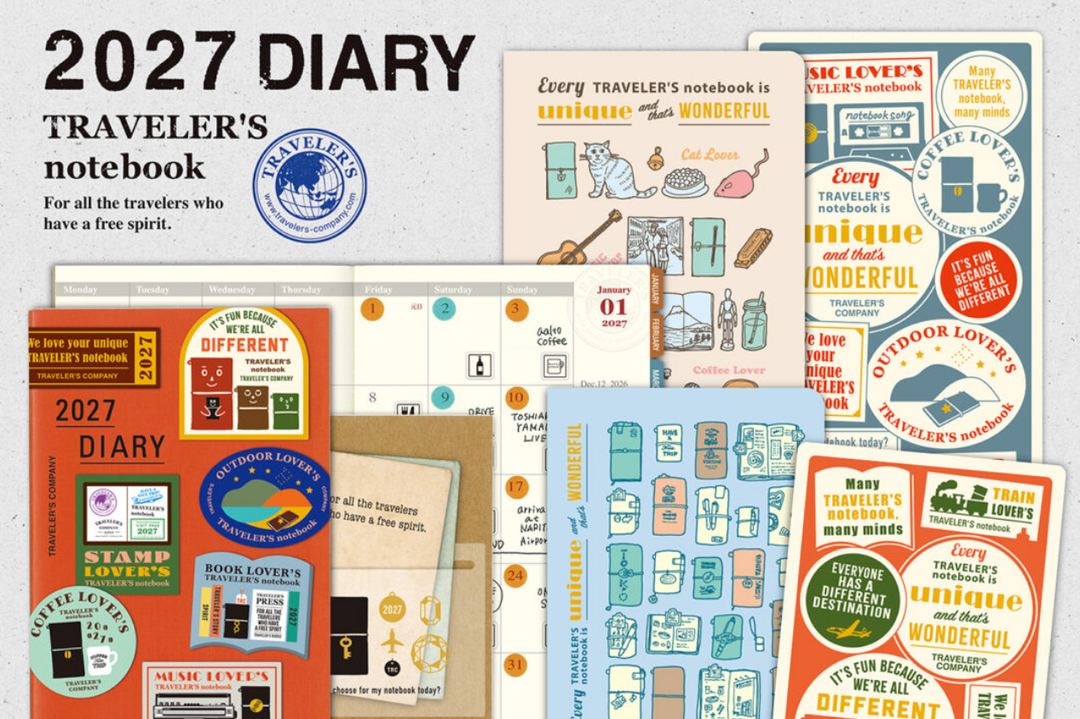 Traveler's Notebook : 2027 Inserts