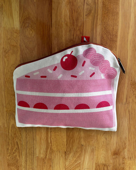 Maivan Goodies : Cake Canvas Zipper Pouch/Pencil Case