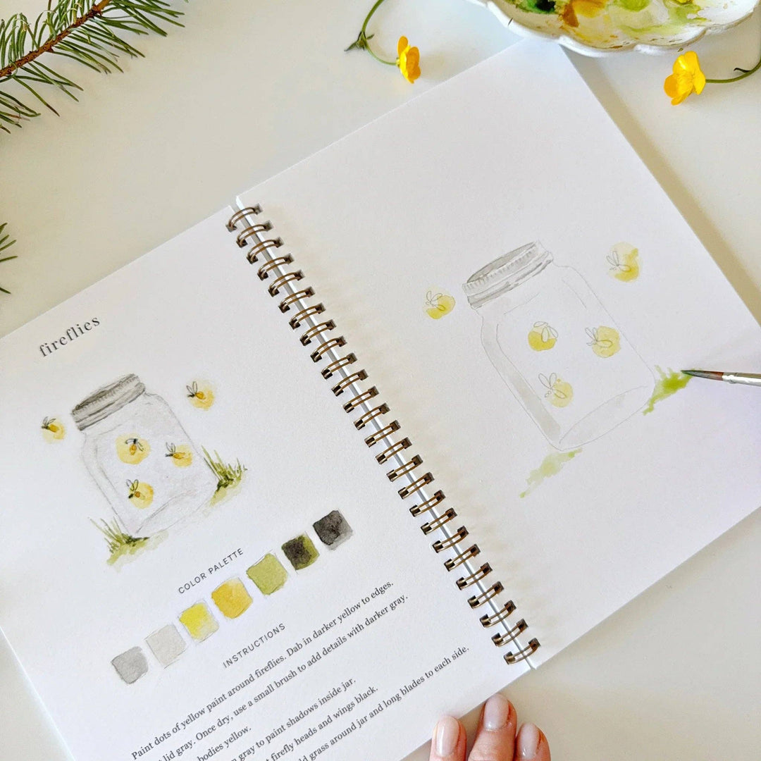 Emily Lex : Camping watercolour workbook