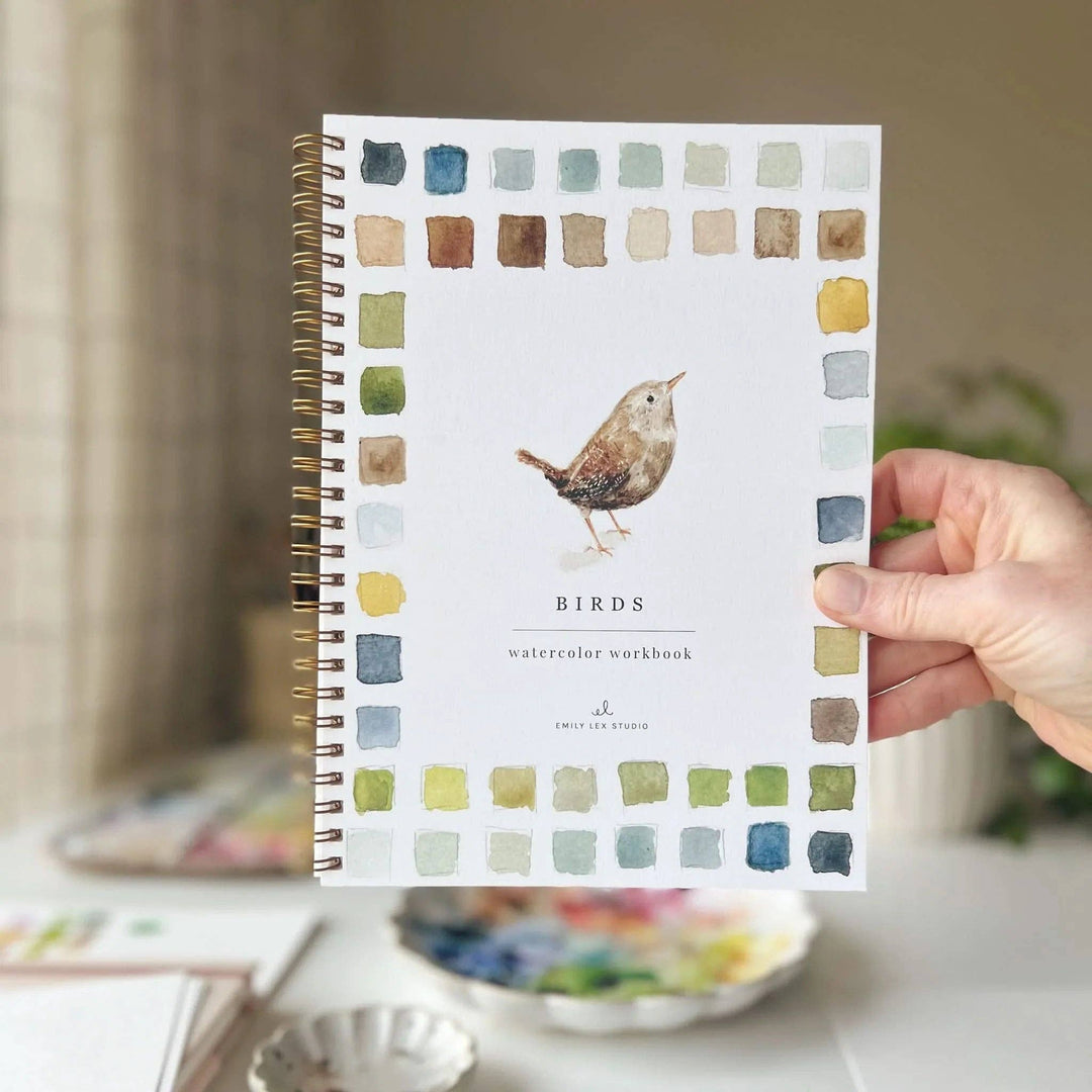 Emily Lex : Birds watercolour workbook