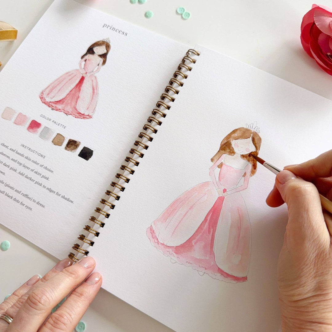 Emily Lex :  Fairytale watercolour workbook