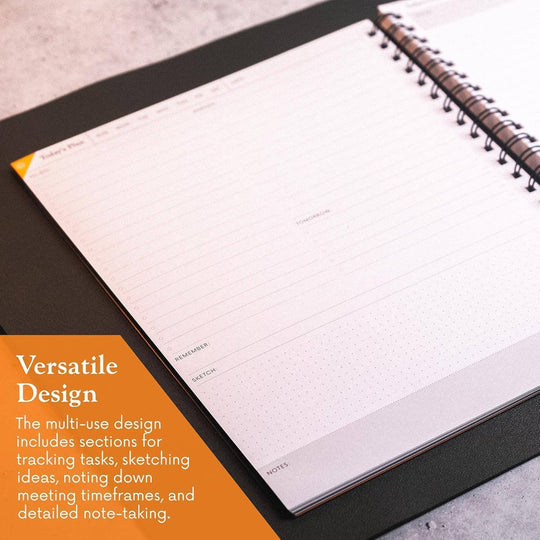 Notsu : Undated Daily Planner Notebook : A5