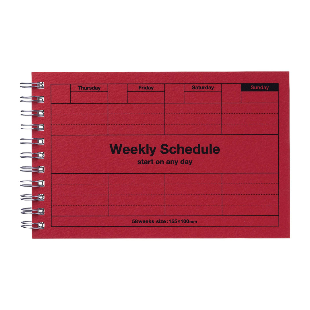 Mark's : Pocket Size Weekly Planner Undated 58 Weeks Dayfree