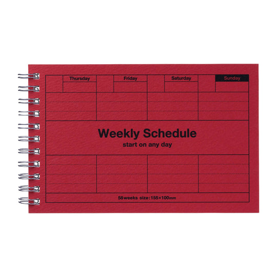 Mark's : Pocket Size Weekly Planner Undated 58 Weeks Dayfree