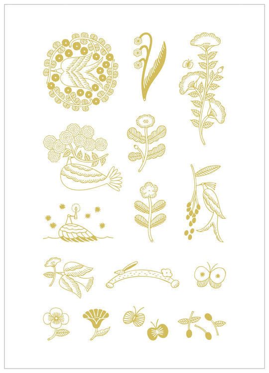 KING JIM : KITTA Portable Washi Decorative Tape : GOLD Foil