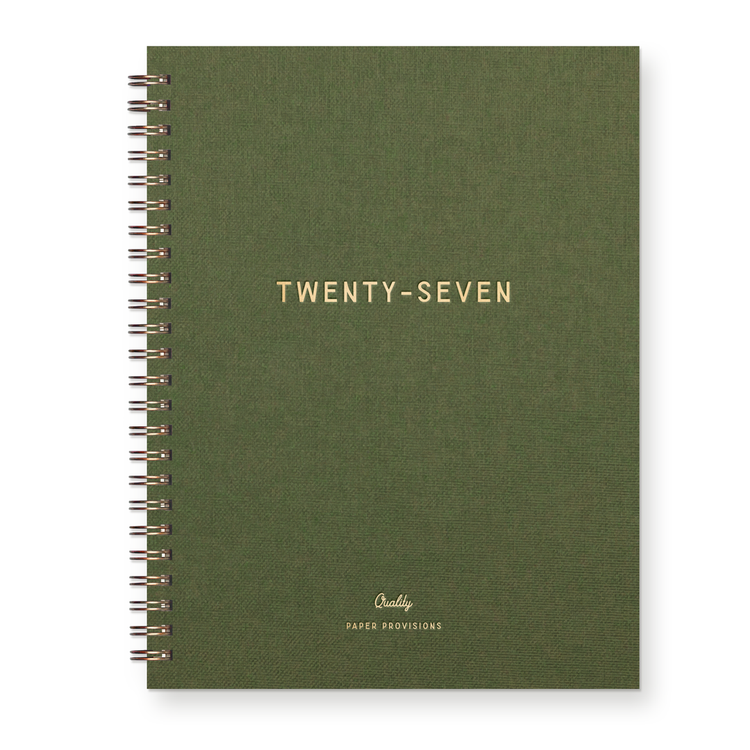 Ruff House : 2027 Signature Linen Dated Planner : Calendar Year