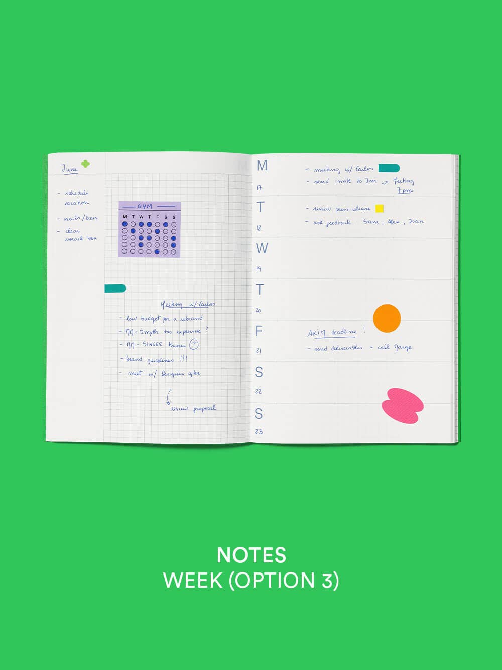 Mishmash : Undated Planner