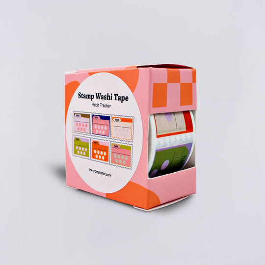 The Completist : Habit Tracker Stamp Washi Tape