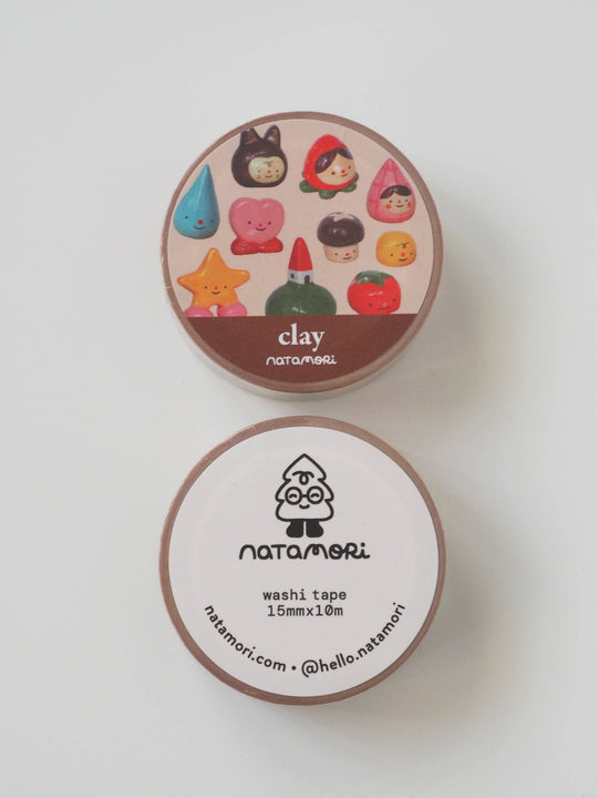 Natamori : Clay • washi tape