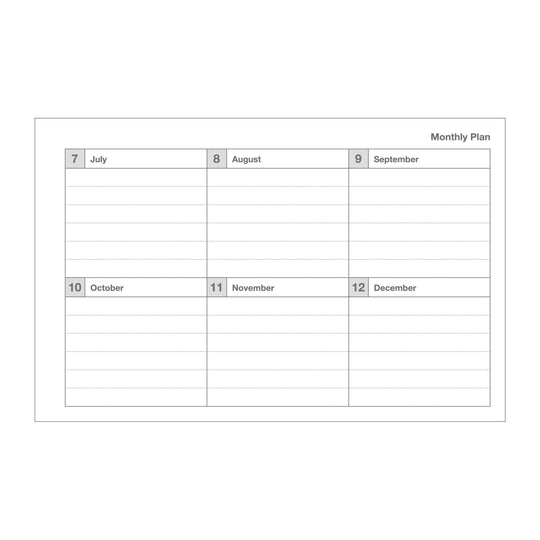 Mark's : Pocket Size Weekly Planner Undated 58 Weeks Dayfree