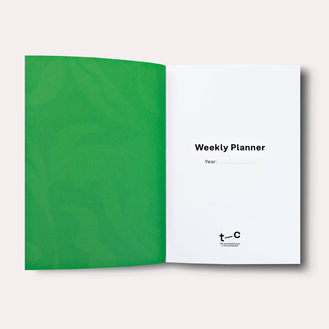 The Completist : Marfa Undated Weekly Planner Book