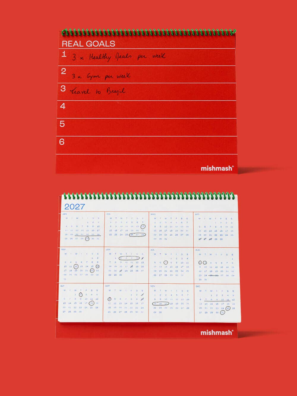 Mishmash : 2027 Desk Planner