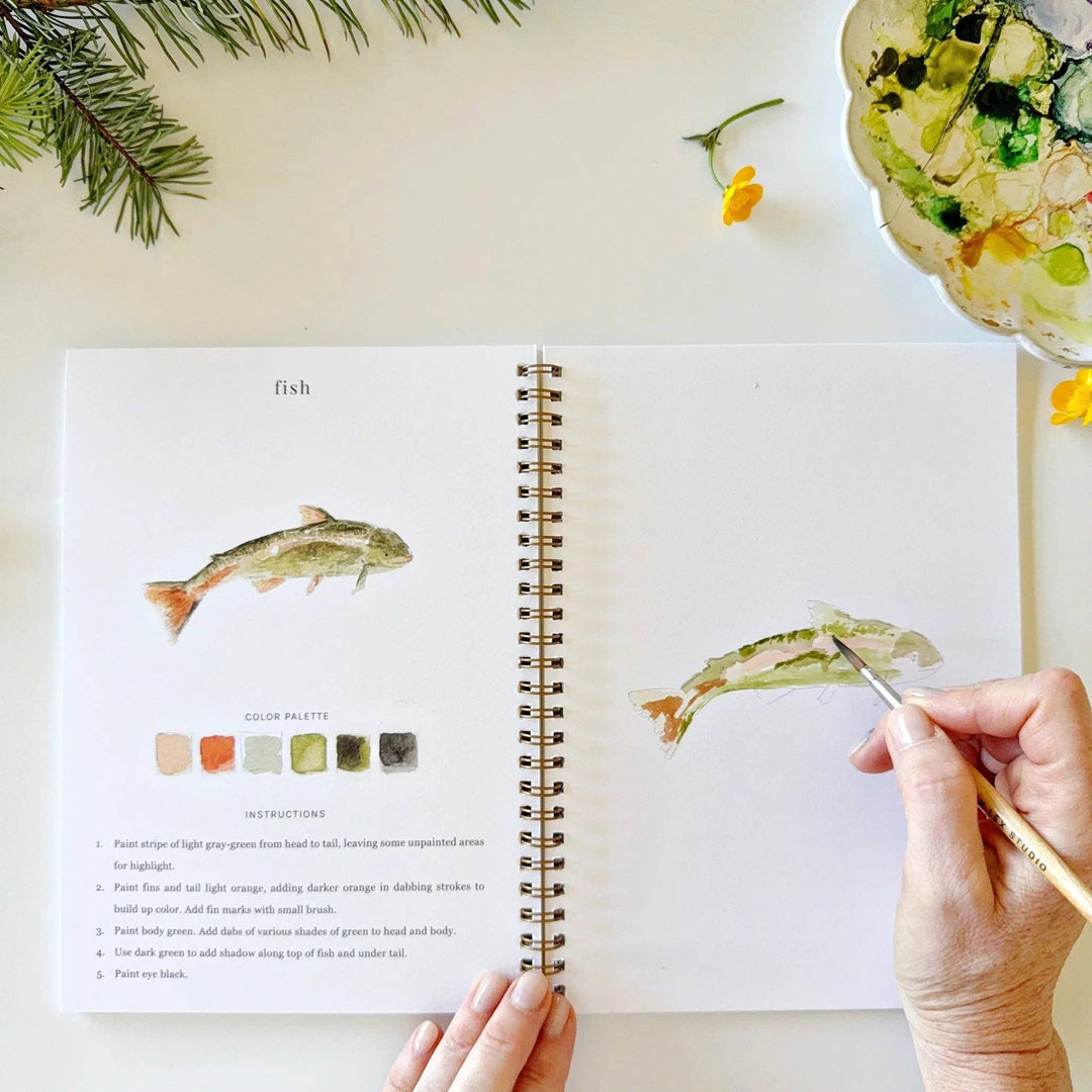 Emily Lex : Camping watercolour workbook