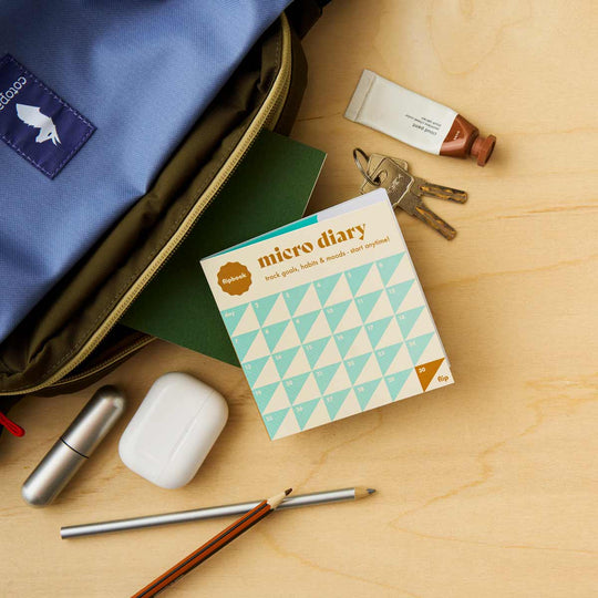 Micro Diary - 30 Day Mood & Habit Tracker and Flip Book