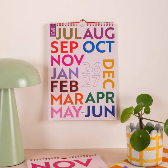 2026 - 2027 A4 Mid-Year Calendar | Simply Bright