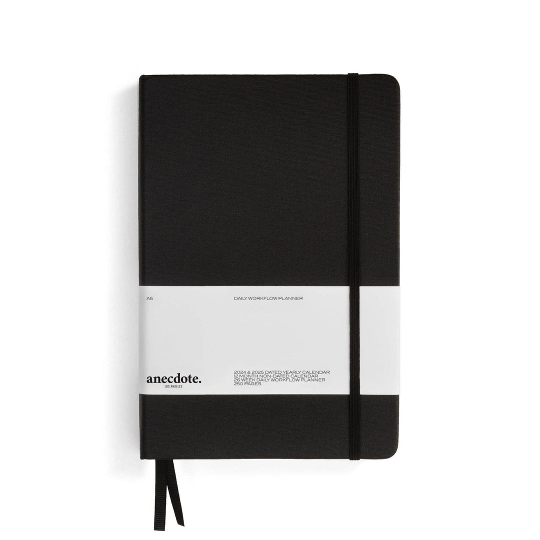 Anecdote : The Daily Planner - Hardcover with Library Buckram Cover