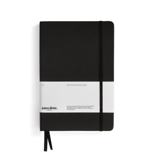 Anecdote : The Daily Planner - Hardcover with Library Buckram Cover