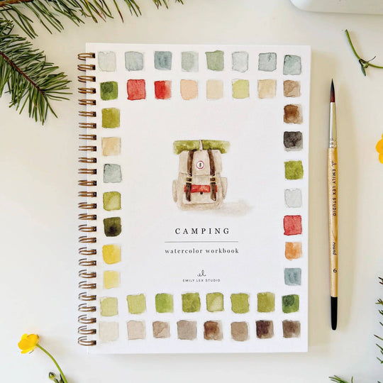 Emily Lex : Camping watercolour workbook