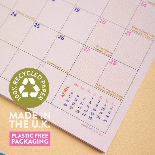 2027 Compact Wall Calendar | Arty Dogs