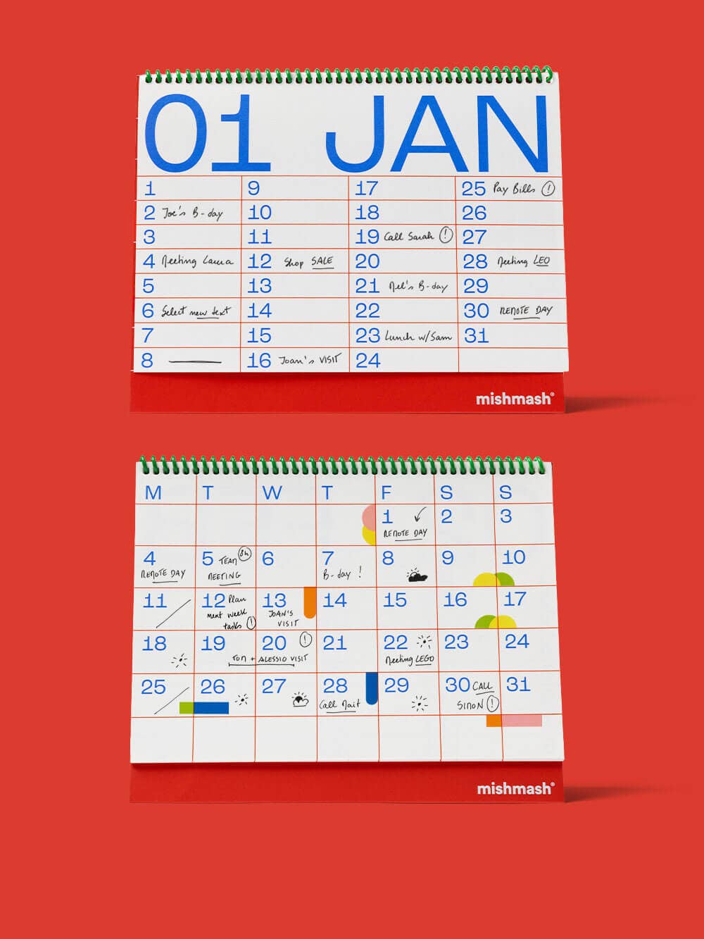 Mishmash : 2027 Desk Planner