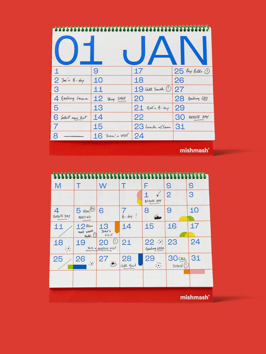 Mishmash : 2027 Desk Planner