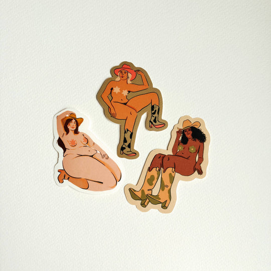 Artbaby : Assorted Cowgirl Stickers