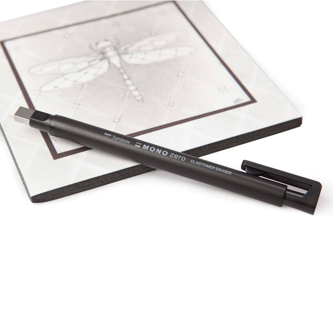 Tombow : MONO Zero Eraser: Rectangle - Black