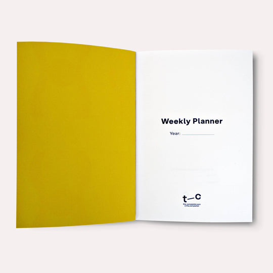 The Completist : Casetta Undated Weekly Planner Book