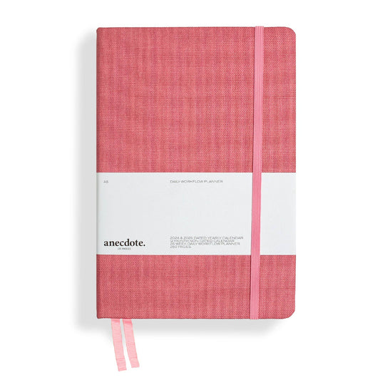 Anecdote : The Daily Planner - Hardcover with Library Buckram Cover