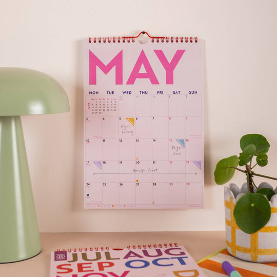 2026 - 2027 A4 Mid-Year Calendar | Simply Bright