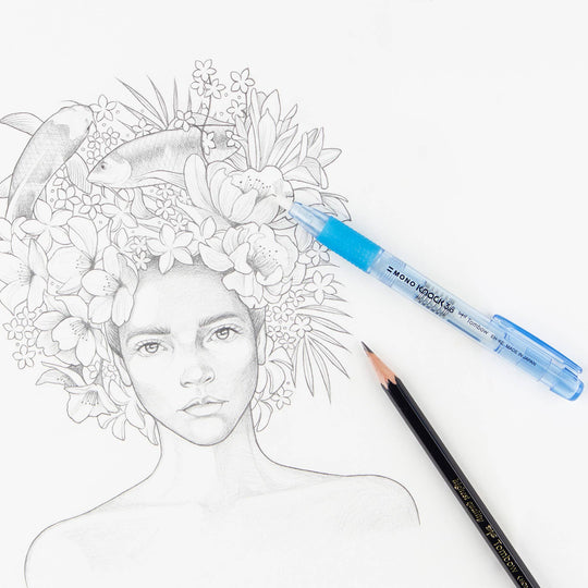 Tombow : MONO Knock Eraser : Blue