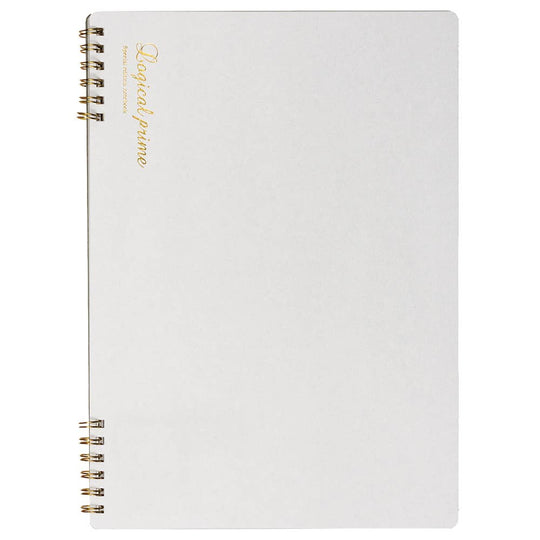 Logical Prime W Ring Smooth paper Notebook B5 size: Gray(Grid)