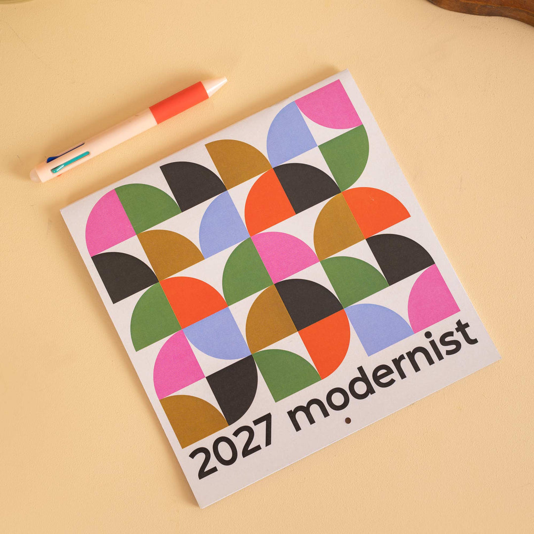 2027 Compact Wall Calendar | Modernist