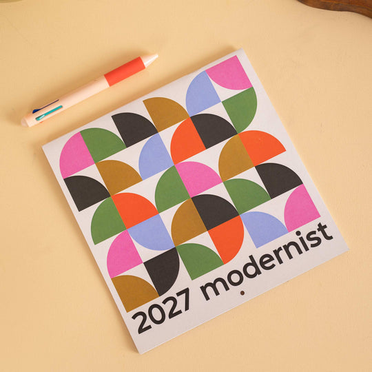 2027 Compact Wall Calendar | Modernist