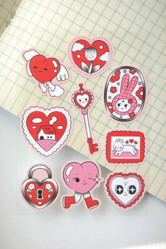 Natamori : Sticker Sheet :  Love