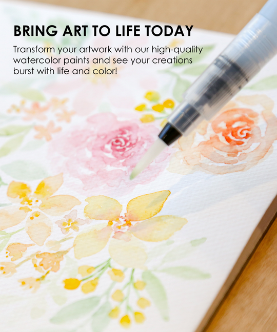 Grabie : Watercolour Pocket Set Of 12 With Brush - Essential Colors