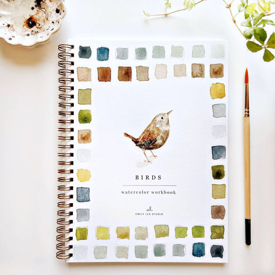 Emily Lex : Birds watercolour workbook