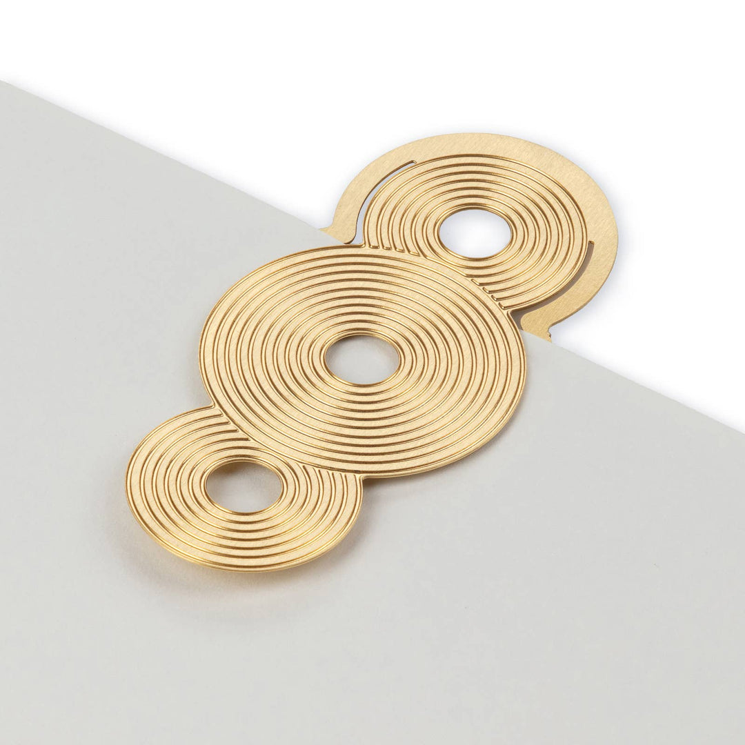 Papier : Brass Bookmark : Circlets