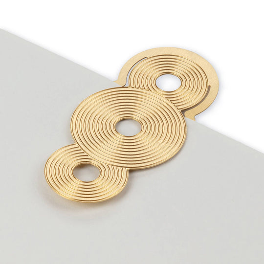 Papier : Brass Bookmark : Circlets