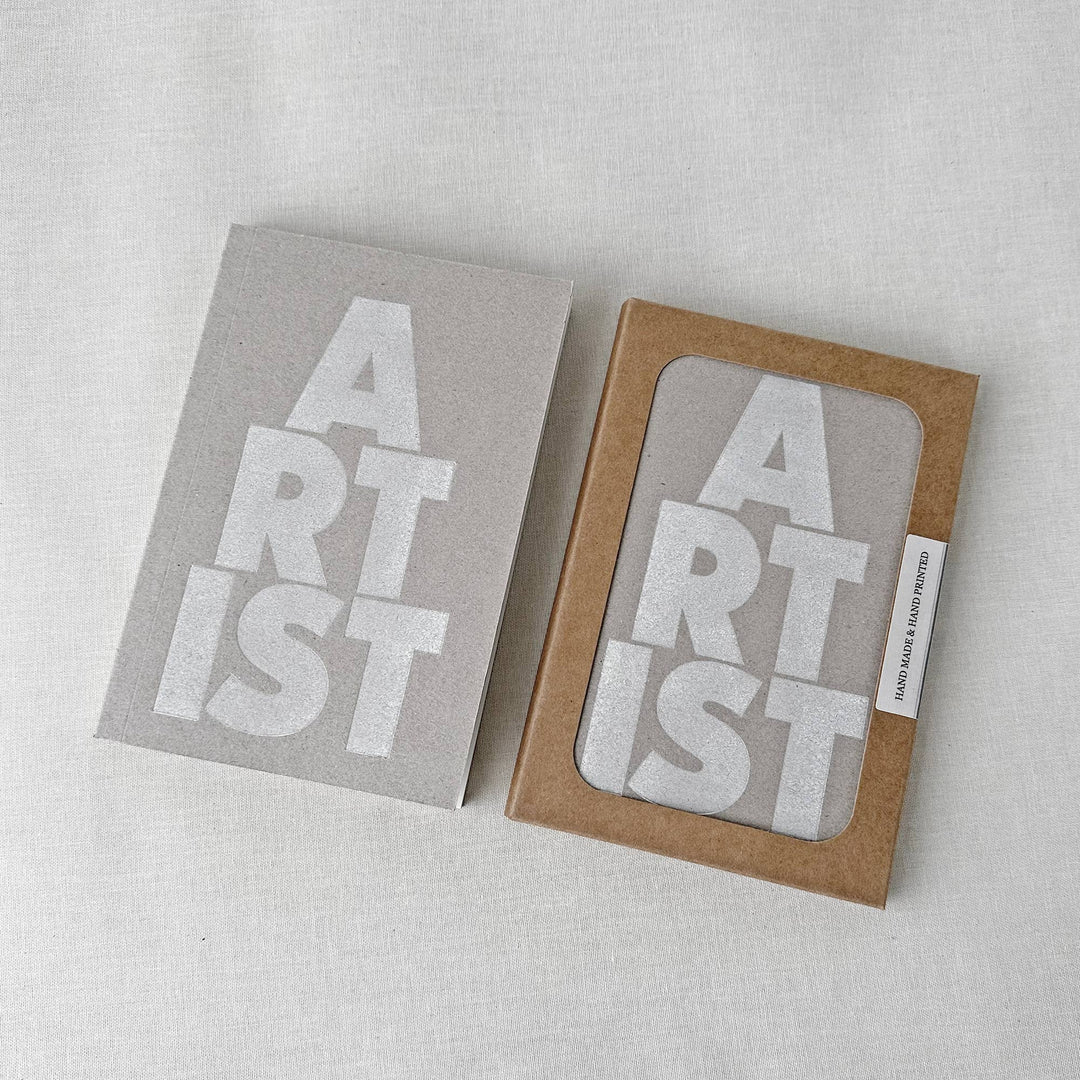 Sukie : Artist Typography Notebook With Assorted Pages (White Ink)
