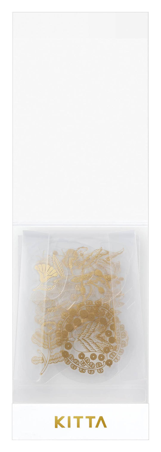 KING JIM : KITTA Portable Washi Decorative Tape : GOLD Foil