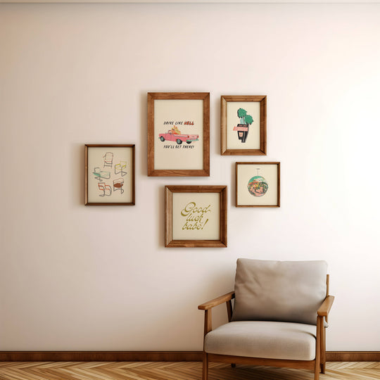 Artbaby : Mid Century Modern Chairs Art Print