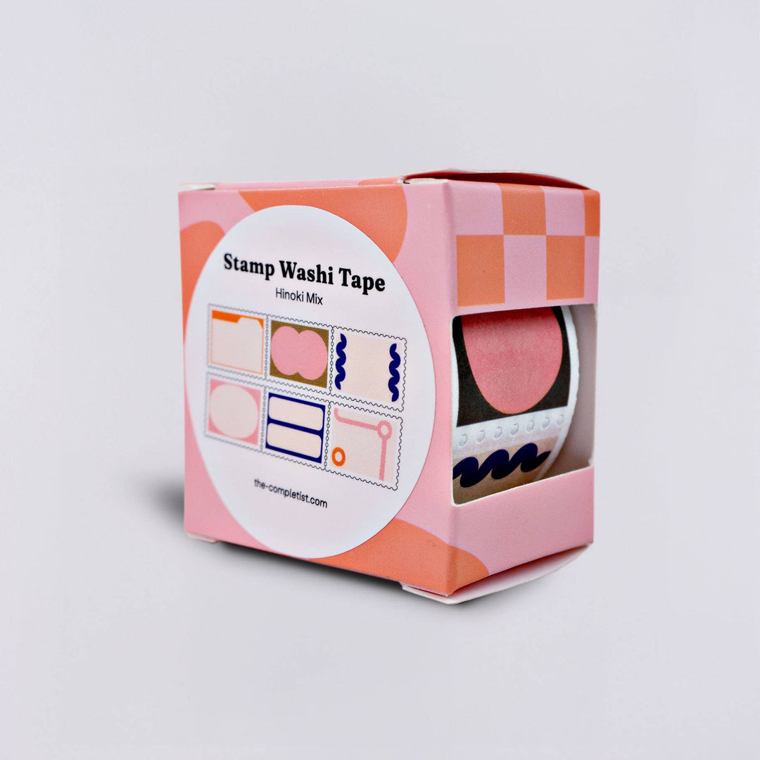 The Completist : Hinoki Mix Stamp Washi Tape