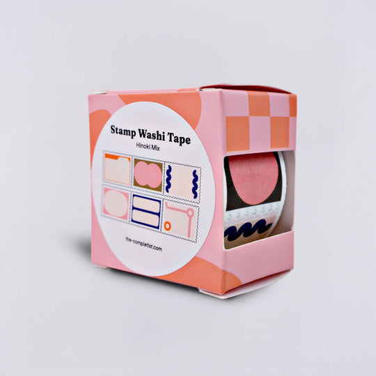 The Completist : Hinoki Mix Stamp Washi Tape